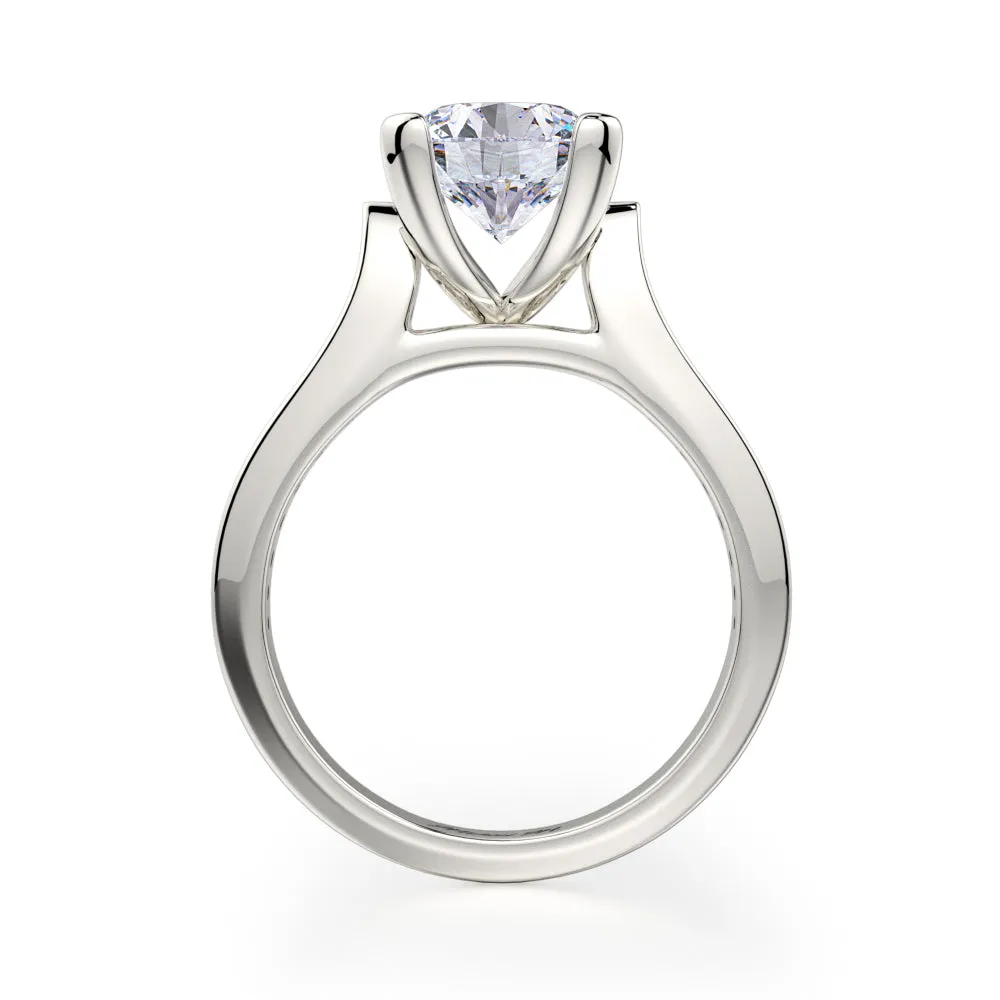 0.40ctw Round Diamond Engagement Ring