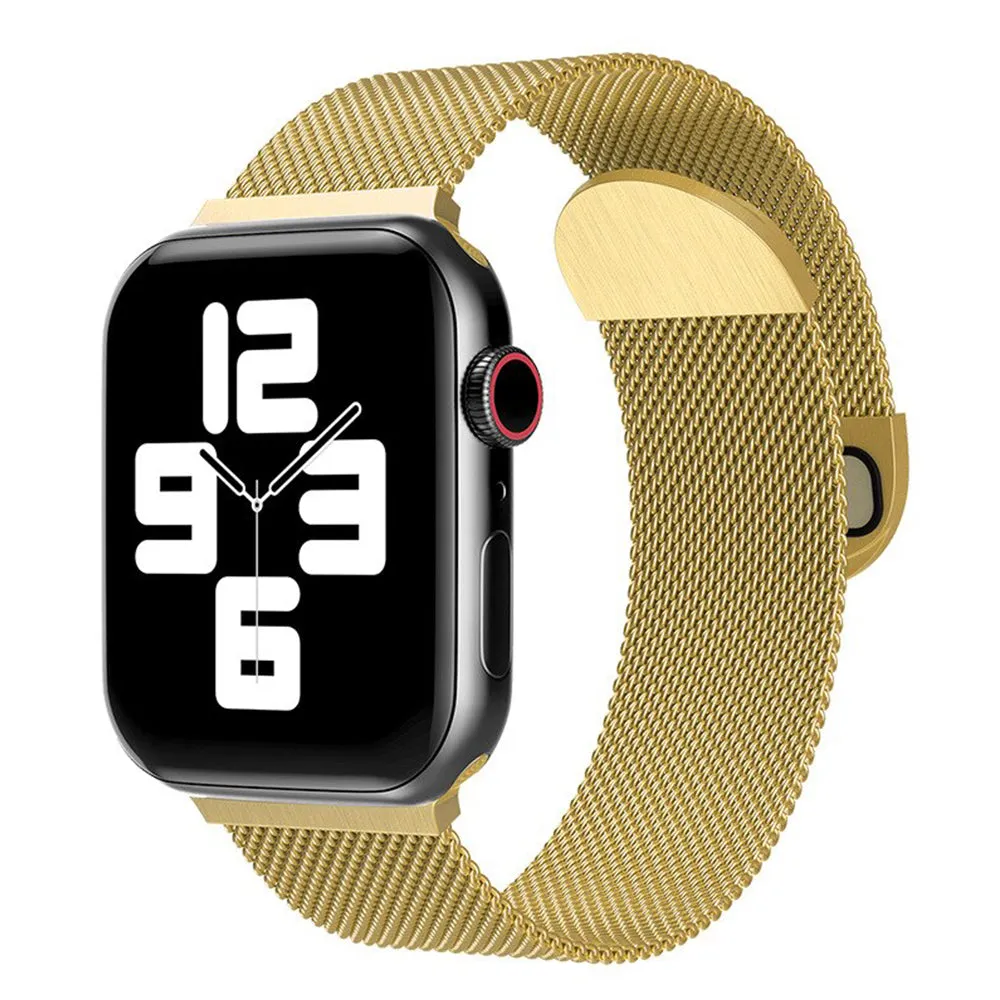 Apple Watch 41mm / 40mm / 38mm | Milanese Magnetic Watch Band Strap | Gold