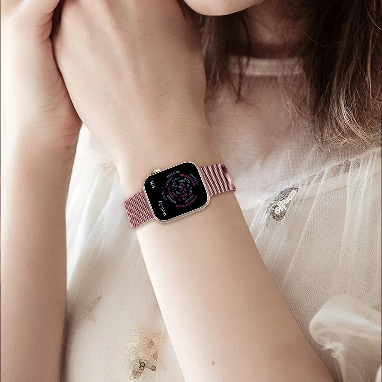 Apple Watch 41mm / 40mm / 38mm | Milanese Magnetic Watch Band Strap | Gold