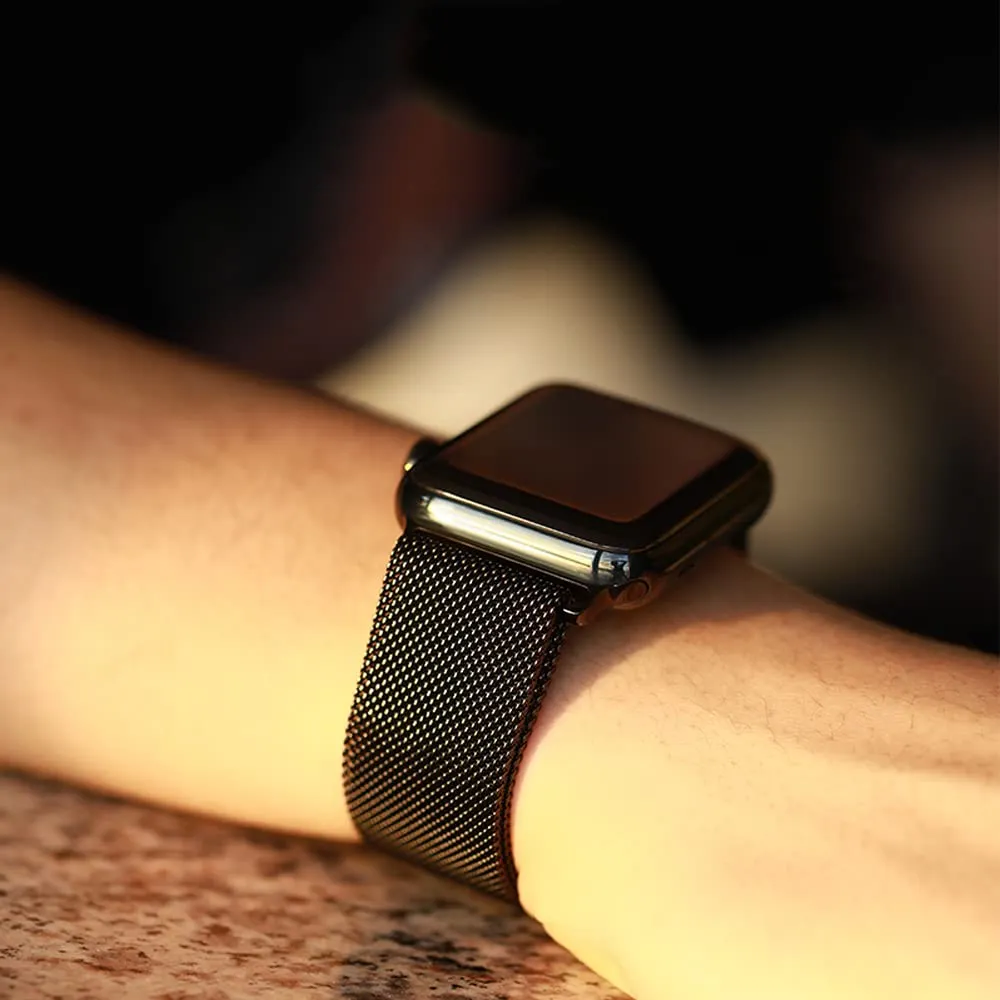 Apple Watch 41mm / 40mm / 38mm | Milanese Magnetic Watch Band Strap | Gold