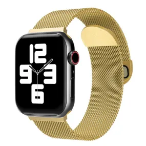 Apple Watch 41mm / 40mm / 38mm | Milanese Magnetic Watch Band Strap | Gold