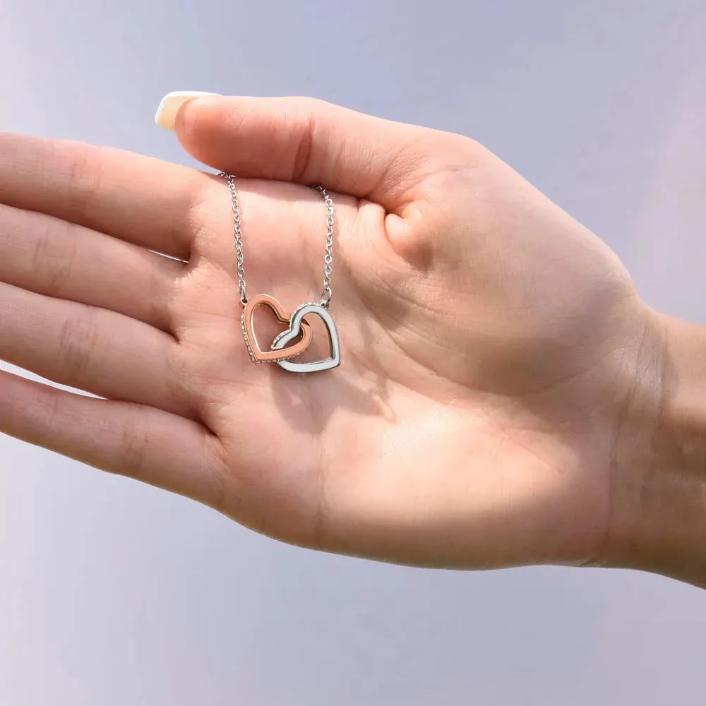 Daughter Necklace, Best Necklace for Daughter, Gift for Daughter, Interlocking Hearts Necklace