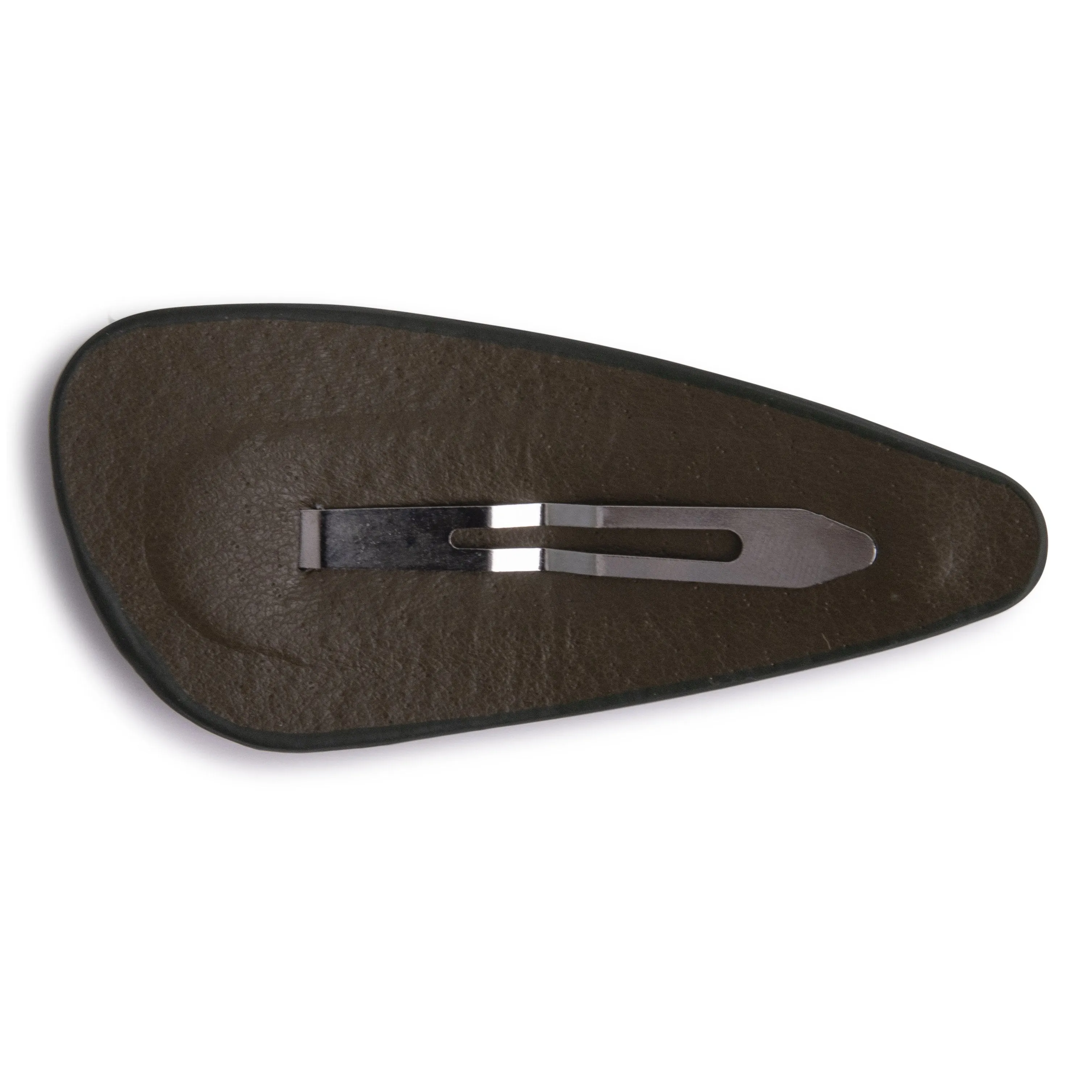 Leather Angled Hairpin