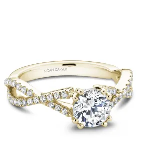 Noam Carver Engagement Ring - B004-03YM-100A