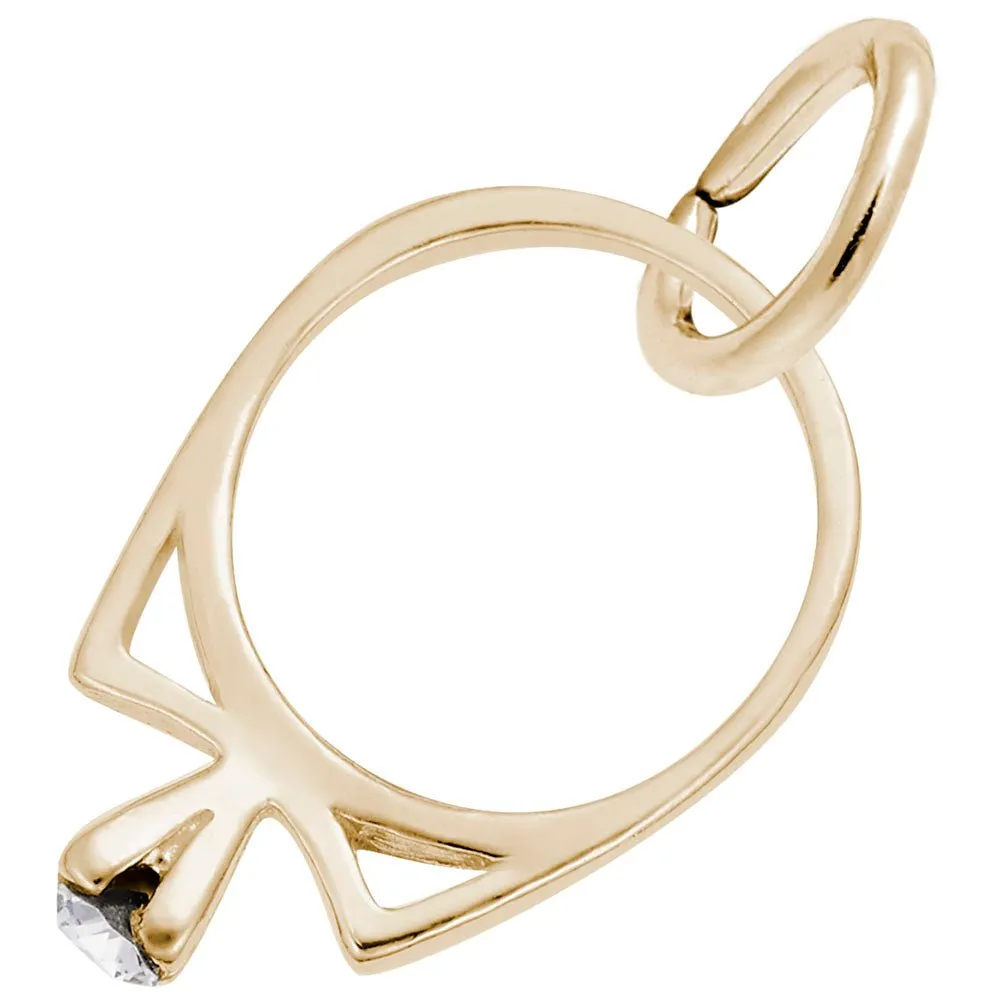 Rembrandt Charms - Engagement Ring Charm - 5489